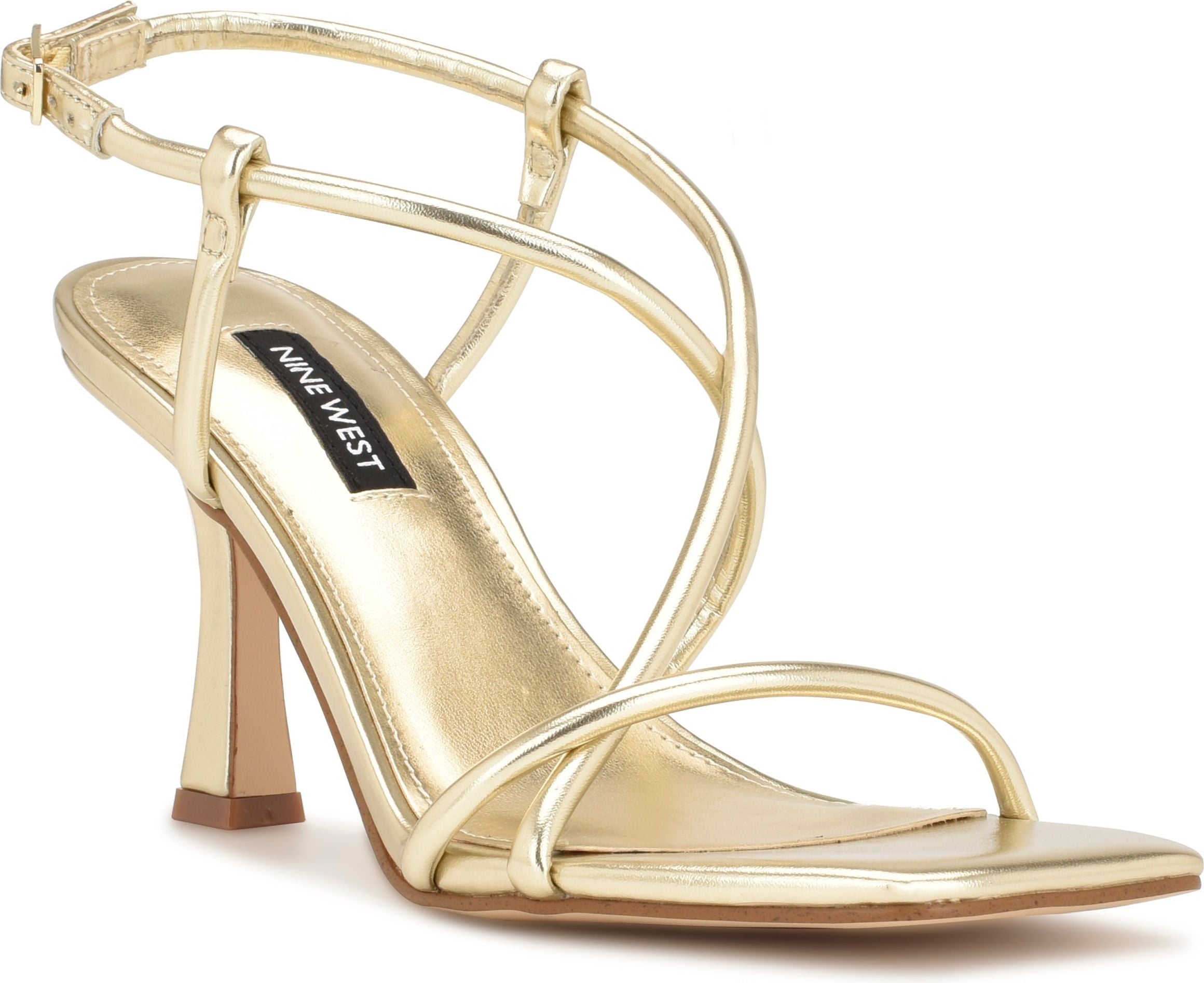 Yuki 3 Gold Strappy Sandal Quarks Shoes