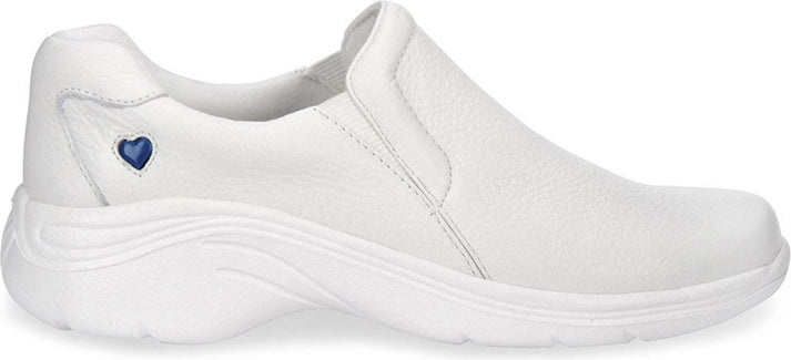 Nurse Mates Shoes Dove Leather White