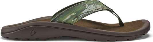 OluKai Sandals Men's Ohana Pa'i Husk / Wai Camo