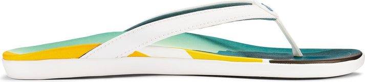 OluKai Sandals Women's Ho'opio Pae White / Pae