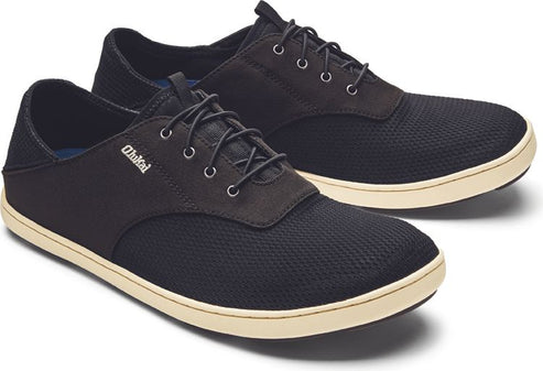 OluKai Shoes Men's Nohea Moku Onyx