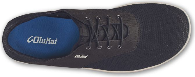 OluKai Shoes Men's Nohea Moku Onyx