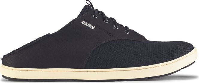 OluKai Shoes Men's Nohea Moku Onyx