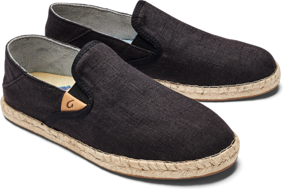 OluKai Shoes Women's Kaula Pa'a Kapa Lava Rock