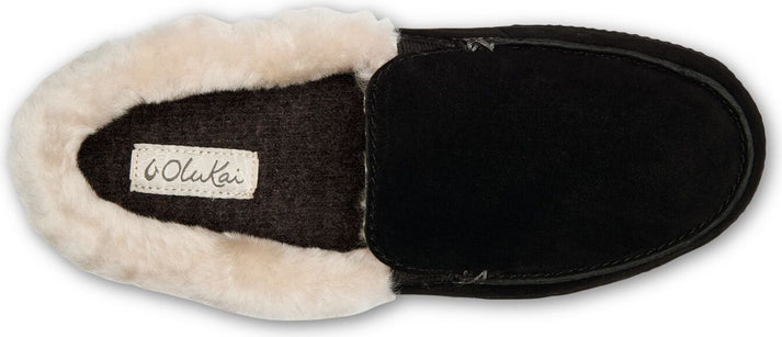 OluKai Slippers Ladies Ku'una Black