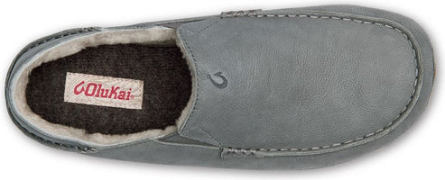 OluKai Slippers Men's Kipuka Hulu Charcoal