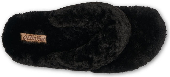 OluKai Slippers Women's Kipe'a Heu Black / Black