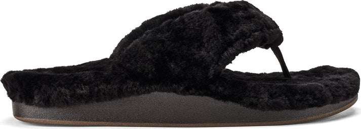 OluKai Slippers Women's Kipe'a Heu Black / Black