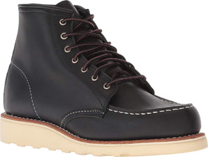 Red Wing Shoes Boots Womens 6inch Classic Moc Black Boundary