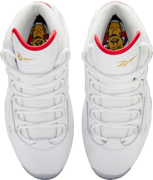 Reebok Shoes Question Mid White