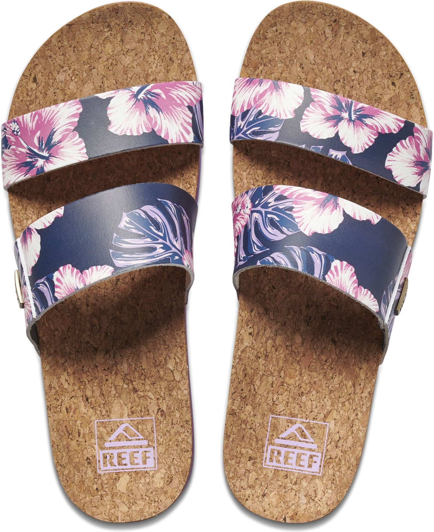 Reef Sandals Cushion Vista Hi Lavender Hibiscus