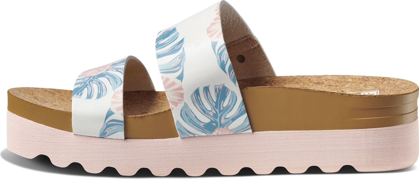 Reef Sandals Cushion Vista Hi Pink Hibiscus