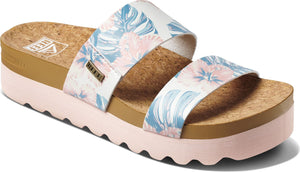 Reef Sandals Cushion Vista Hi Pink Hibiscus