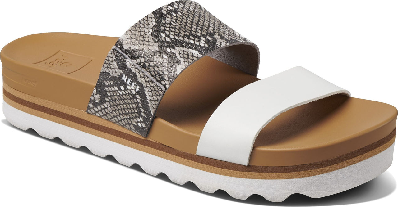 Reef Sandals Cushion Vista Hi Snake/white