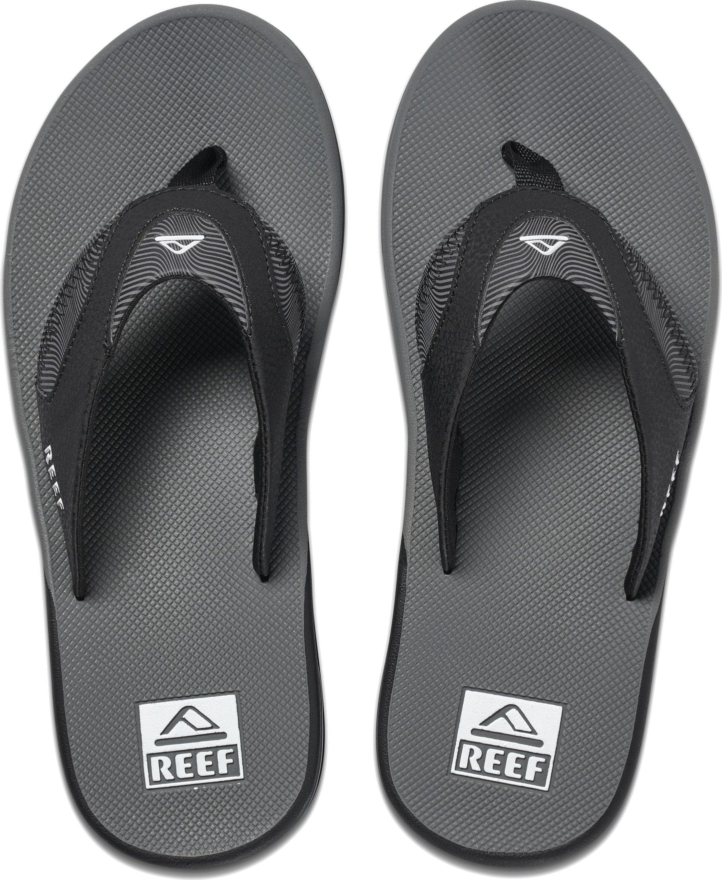 Reef Sandals Fanning Prints Grey Swells