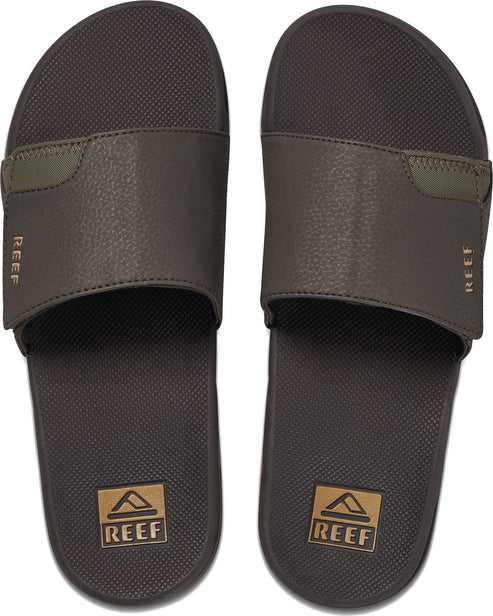 Reef Sandals Fanning Slide Brown/gum