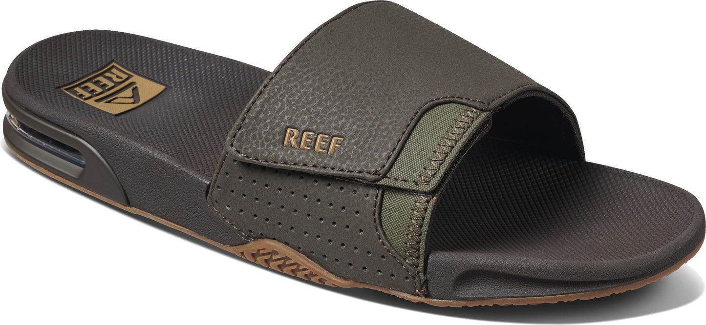 Reef Sandals Fanning Slide Brown/gum