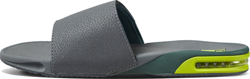 Reef Sandals Fanning Slide Grey/green