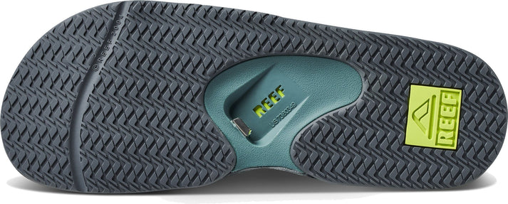 Reef Sandals Fanning Slide Grey/green