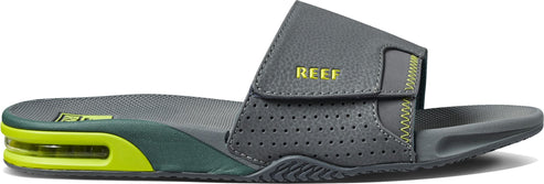 Reef Sandals Fanning Slide Grey/green