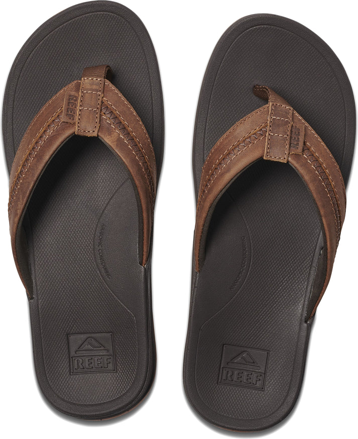 Reef Sandals Leather Ortho Coast Brown