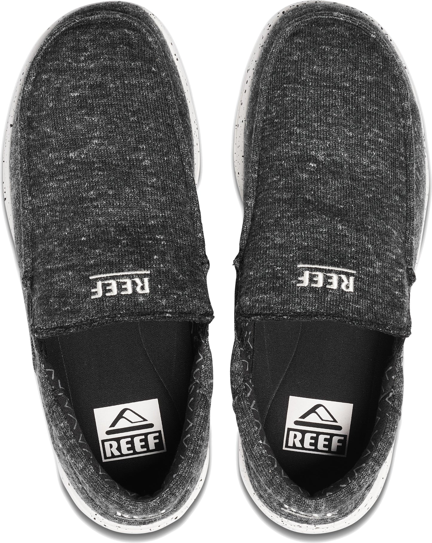 Reef Shoes Cushion Coast Slip On Black/white