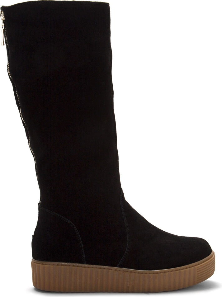 Religious Comfort Boots Plushberry Black Suede