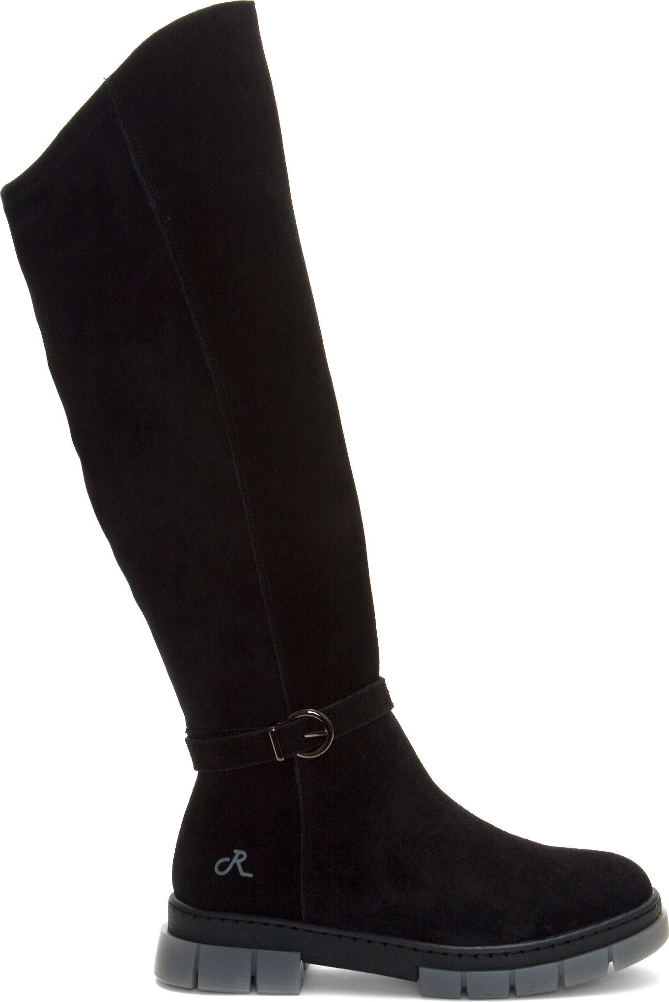 Religious Comfort Boots Sprinkles Black Suede