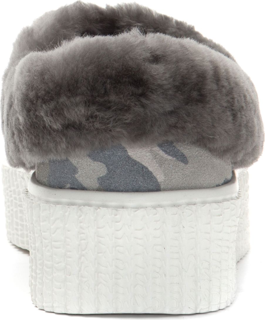 Religious Comfort Slippers Blueberry Grey/camo