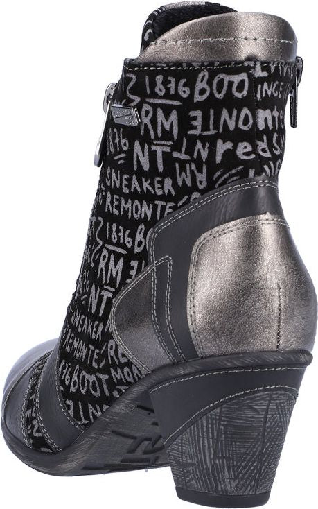 Remonte Boots Multi Lace Up With Heel