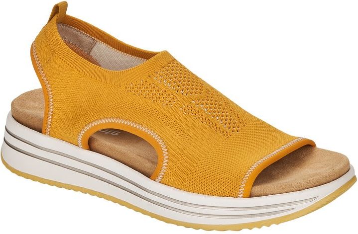 Yellow Knit Sandal