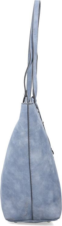 Light Blue Quilted Chainlink PVC Crossbody Bag | Icing US