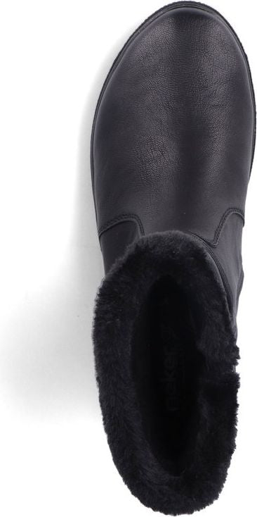 Rieker Boots Black Tassle Boot