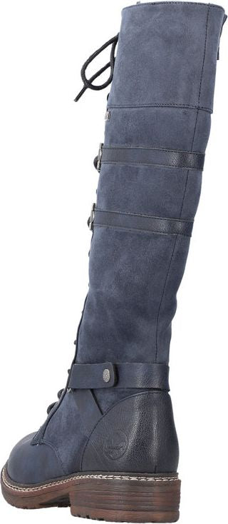 Navy sale tall boots