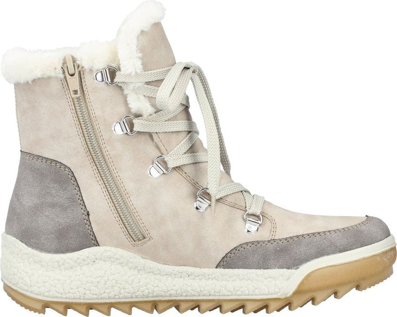 Rieker Boots Off White Winter Hiker