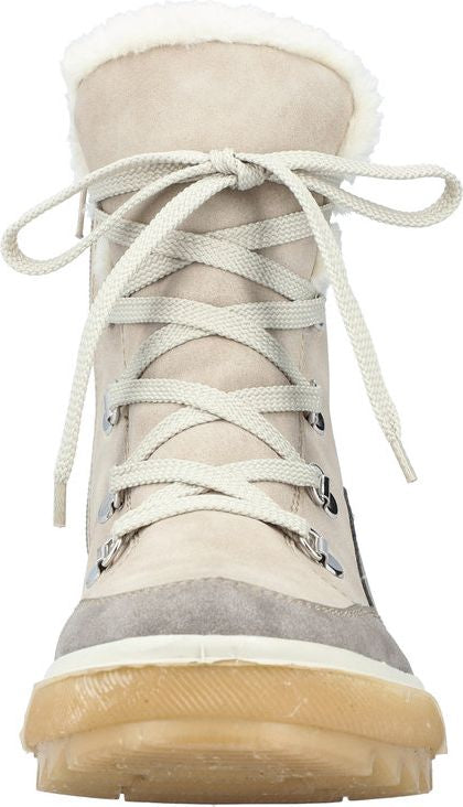 Rieker Boots Off White Winter Hiker