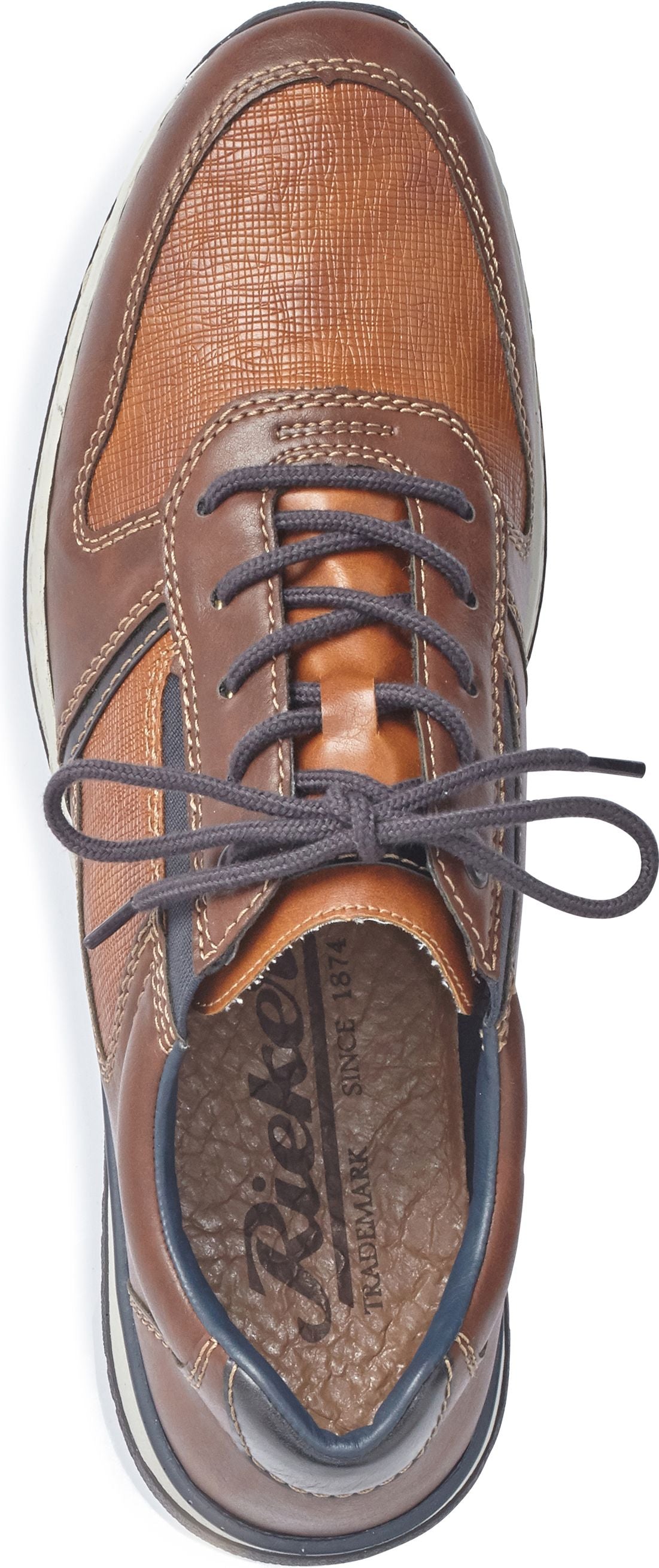 Rieker Shoes Brown Athletic Casual Lace Up