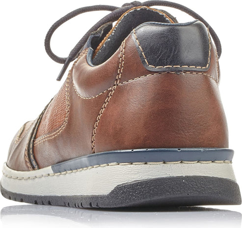 Rieker Shoes Brown Athletic Casual Lace Up