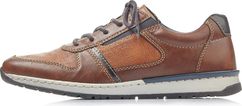 Rieker Shoes Brown Athletic Casual Lace Up