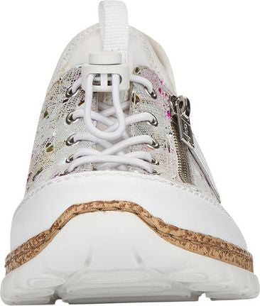 Rieker Shoes Off White Multi Bungee