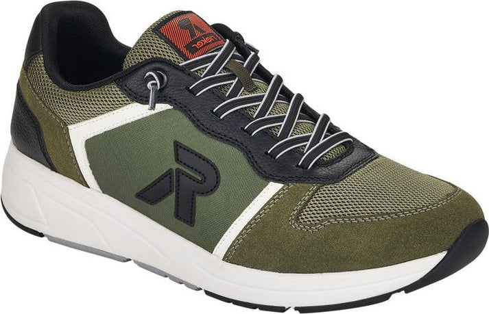 Rieker Shoes Olive/black Lace Up