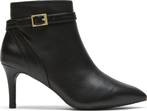 Rockport Boots Total Motion Ariahnna Stitch Bootie Black - Wide