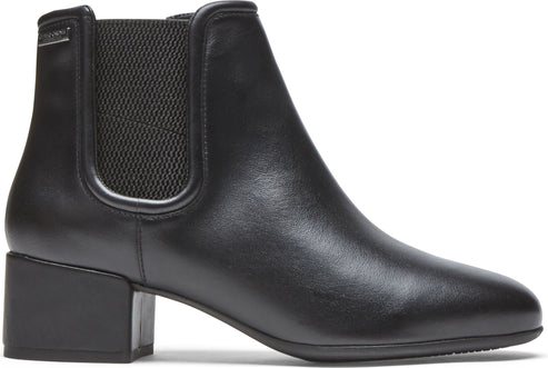 Rockport Boots Total Motion Dove Chelsea Wp Black - Wide