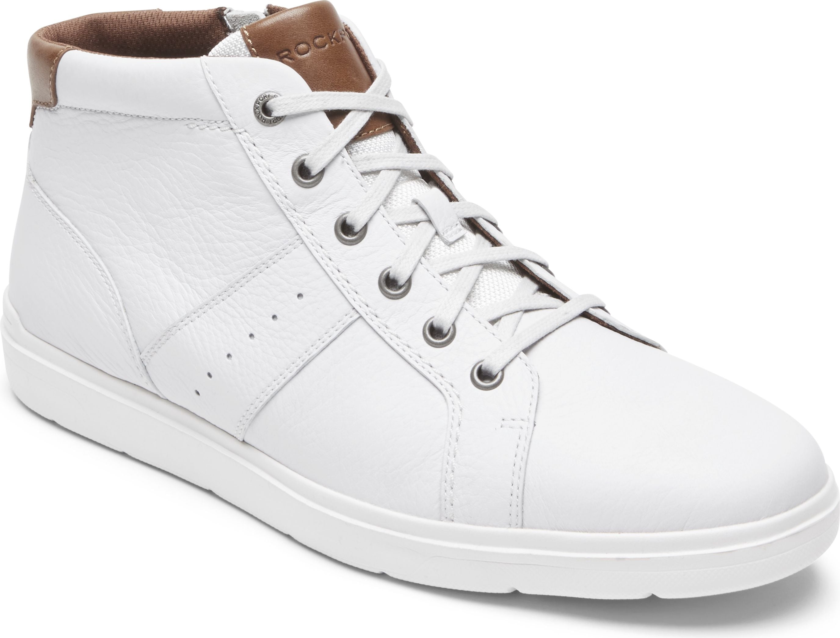 Total Motion Lite Zip Chukka White - Wide