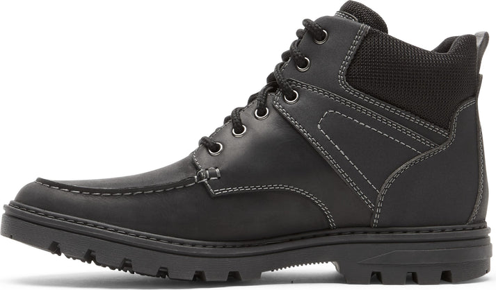 Rockport Boots Weather Ready Moc Toe Boot Black - Wide