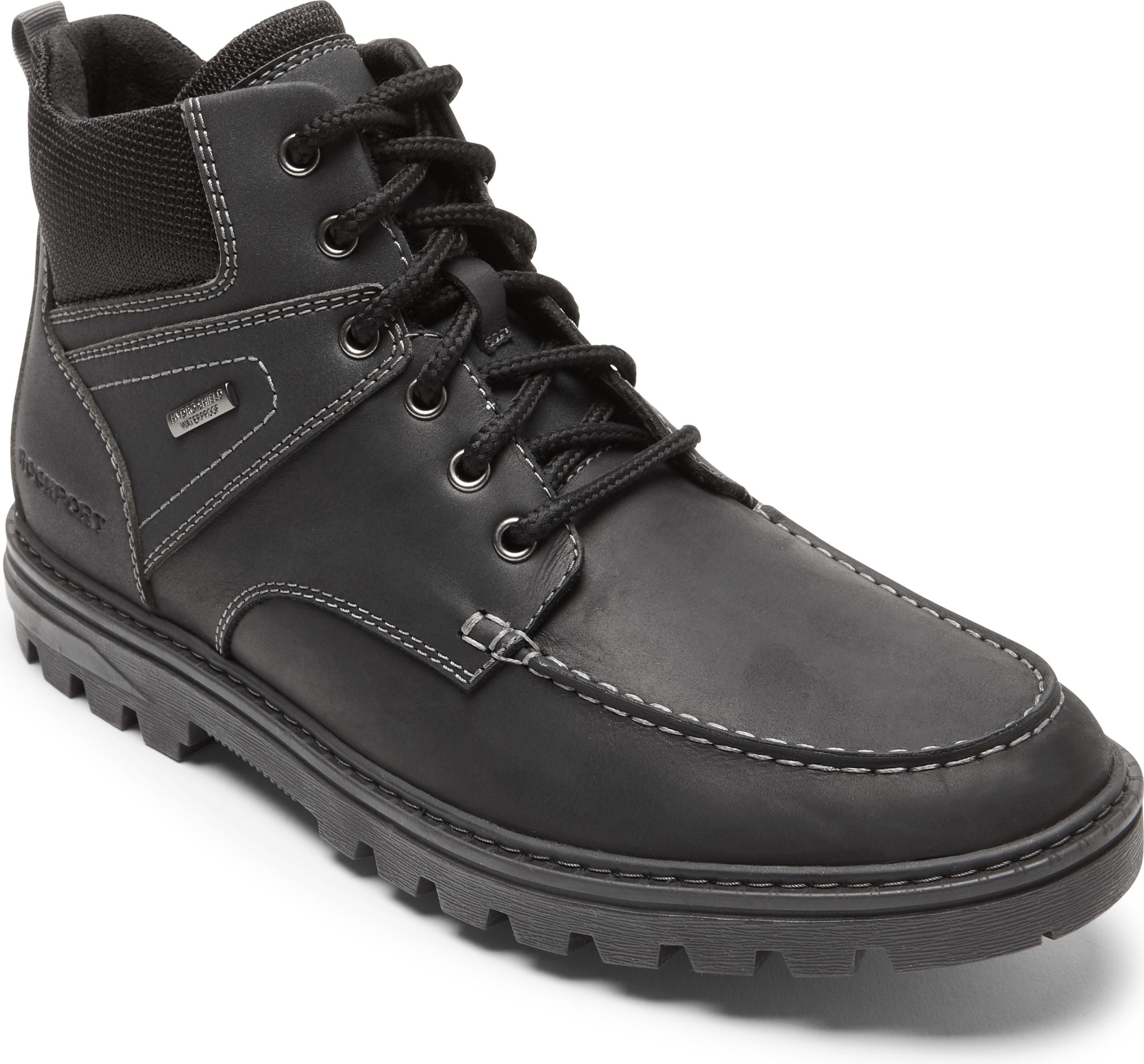 Weather Ready Moc Toe Boot Black - Wide