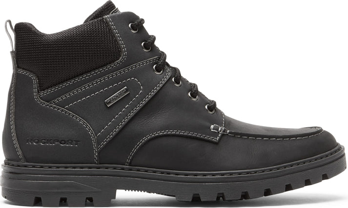 Rockport Boots Weather Ready Moc Toe Boot Black - Wide