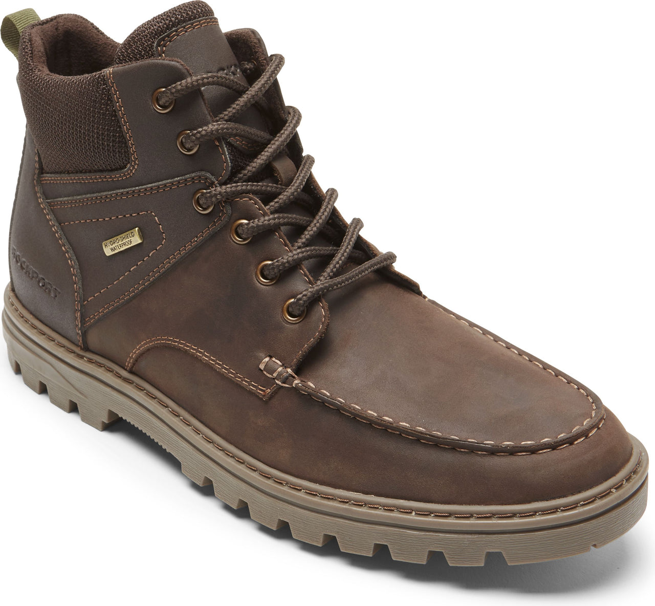 Rockport Boots Weather Ready Moc Toe Boot Java - Wide