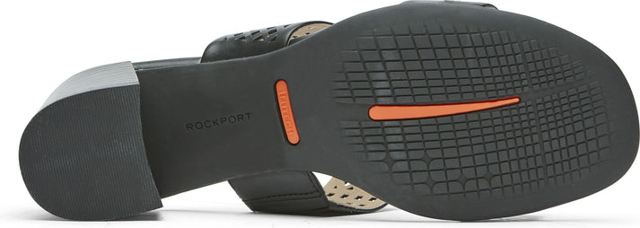 Rockport Sandals Total Motion Alaina 2 Pc Mule Black - Wide