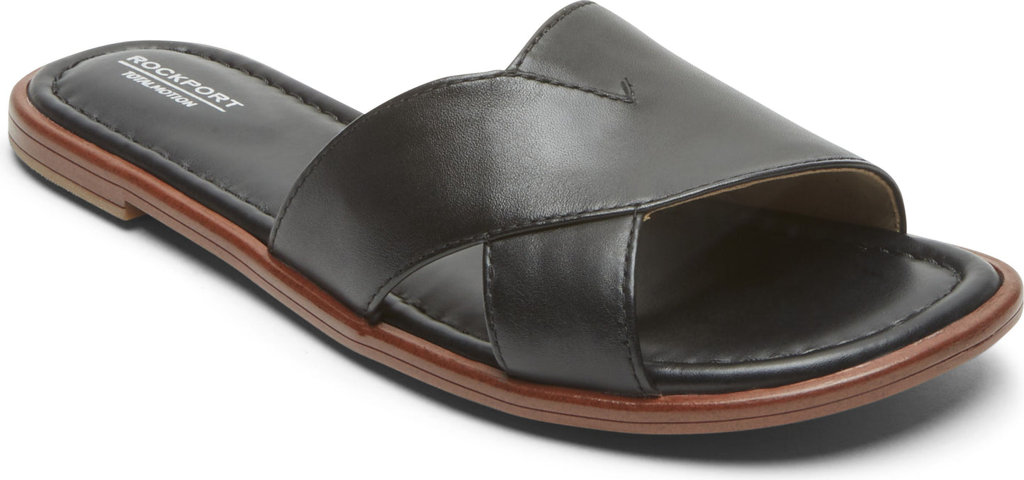 Rockport Sandals Total Motion Zadie Slide Black